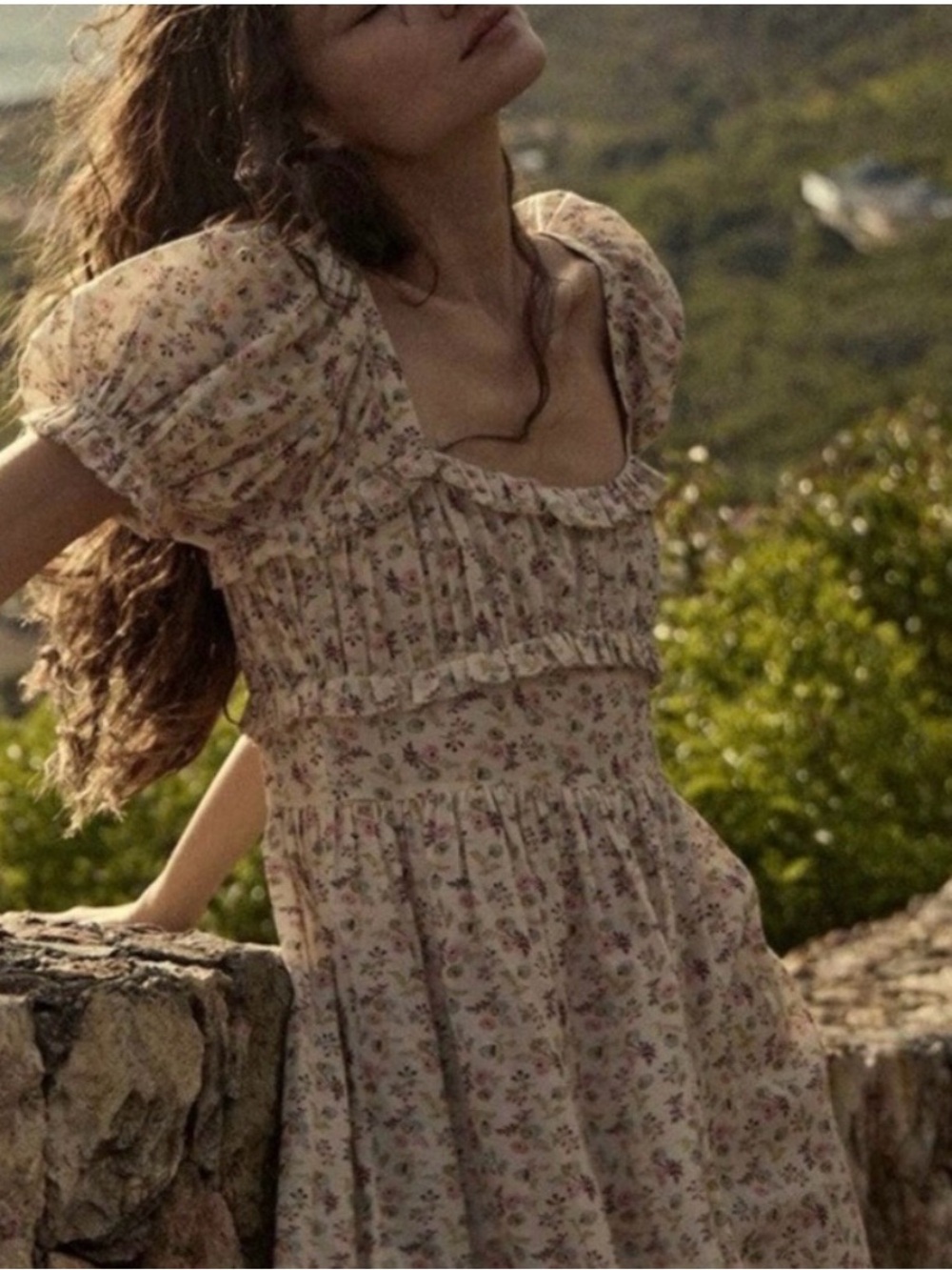 Dôen Gia Floral Midi Dress